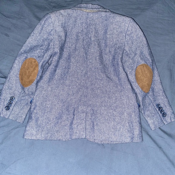 H&M Blue Textured Jacket - Picture 3 of 3